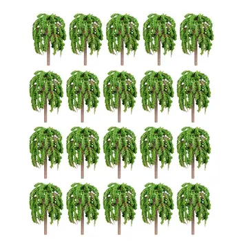 20pcs 5.3cm HO 1:85 Scale Small Size Weeping Willow Tree Model Railroad Architecture Diorama Tree for DIY Scenery Landscape
20pcs 5.3cm HO 1:85 Scale Small Size Weeping Willow Tree Model Railroad Architecture Diorama Tree for DIY Scenery Landscape