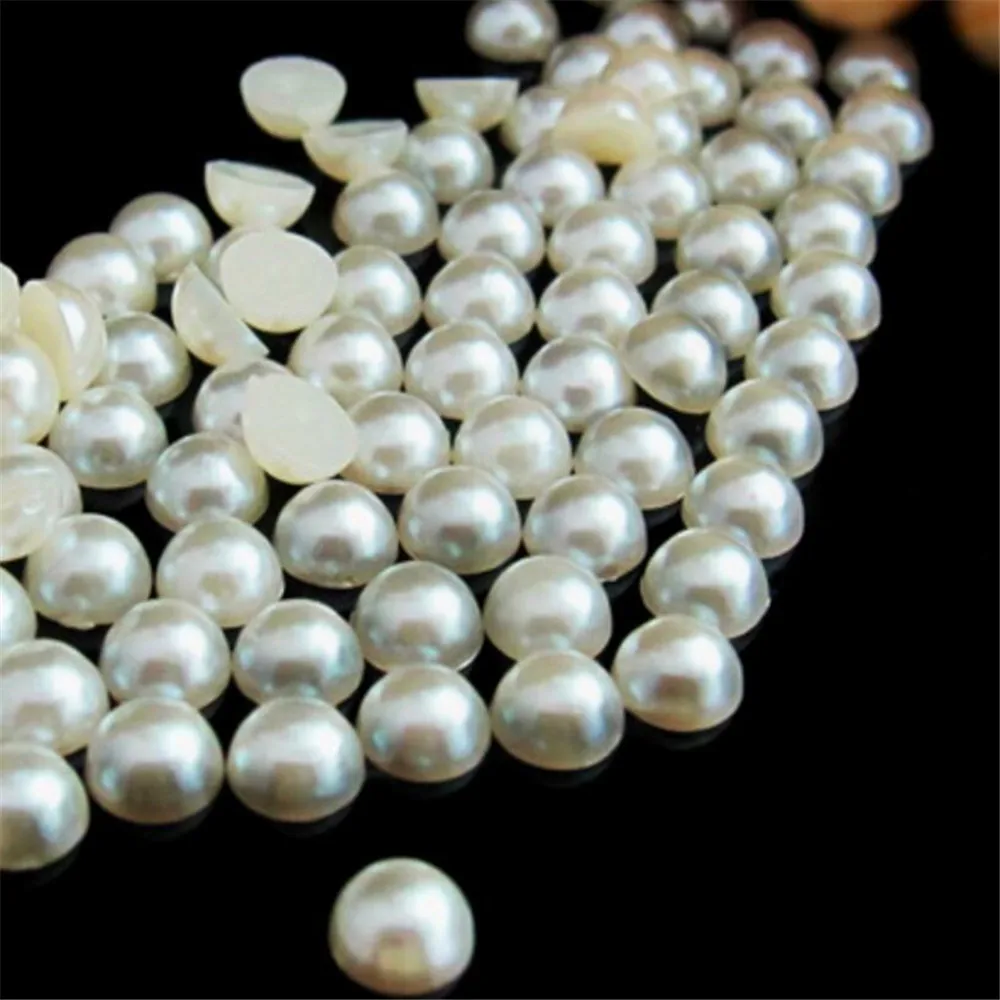 Size 1.5mm-20mm Ivory White Color Half Round Flatback Pearl Bead Loose DIY ABS Plastic Imitation Half Pearl Nail Arts Decoration
Size 1.5mm-20mm Ivory White Color Half Round Flatback Pearl Bead Loose DIY ABS Plastic Imitation Half Pearl Nail Arts Decoration