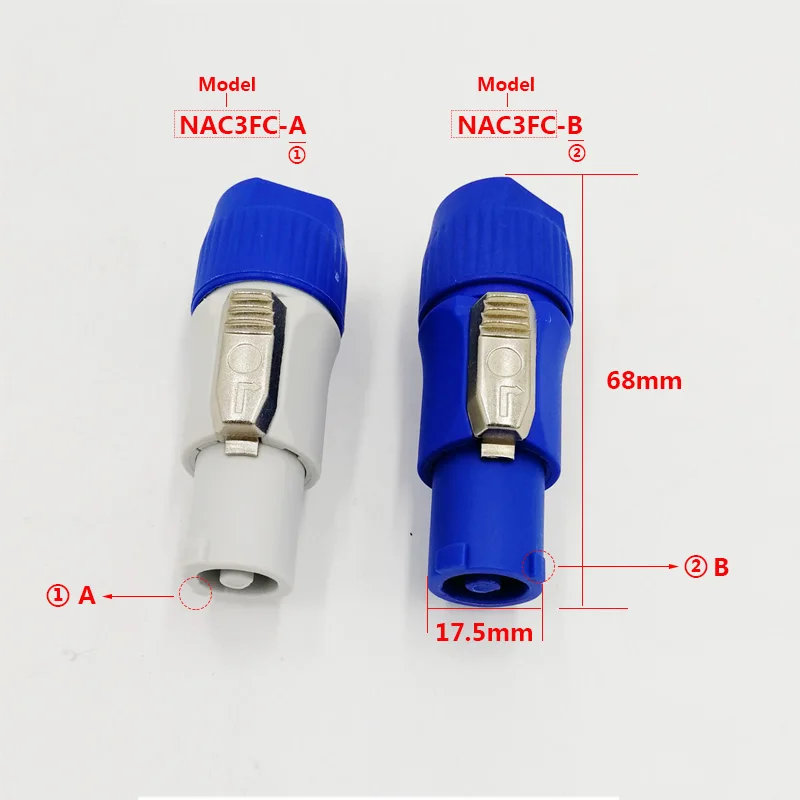 Сценическое освещение светодиодный PowerCON разъем питания Тип NAC3FCA NAC3FCB 3 контактный