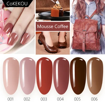 CoKEKOU 12ml Coffee Brown Series Nail Gel Polish UV LED Black GelLak Soak Off Gelpolish Lucky Vernis Semi Permanent Hybrid Lacqu
CoKEKOU 12ml Coffee Brown Series Nail Gel Polish UV LED Black GelLak Soak Off Gelpolish Lucky Vernis Semi Permanent Hybrid Lacqu