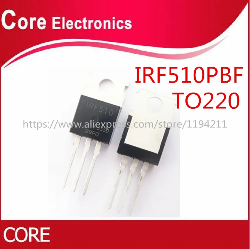 IRF510PBF IRF510 F510 МОП-трубка с полевым эффектом трубы 5.6A 100V TO-220 | Электронные