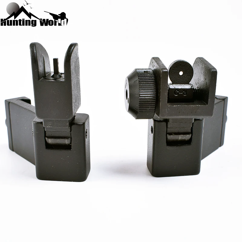 Hunting-Aluminum-Tactical-AR15-Front-Rear-Sight-45-Degree-Rapid-Offset-Transition-Backup-Iron-Sight-Rapid
