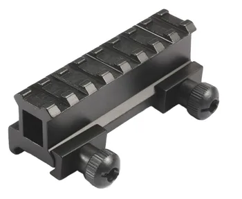 Funpowerland Compact Riser Mount with Quick Release Grooved See-Through Rail for AR15 M16 and M4 Rifles, Black Matte, 1-Inch
Funpowerland Compact Riser Mount with Quick Release Grooved See-Through Rail for AR15 M16 and M4 Rifles, Black Matte, 1-Inch