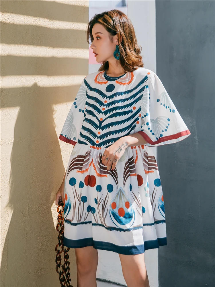 2019 Spring and Summer Chiffon Casual Jumpsuits High Street Loose Print Playsuits Holiday Beach Sweet Jumpsuit
2019 Spring and Summer Chiffon Casual Jumpsuits High Street Loose Print Playsuits Holiday Beach Sweet Jumpsuit