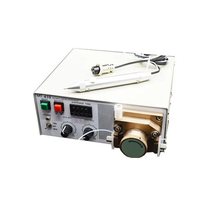 Rotary Tubing Dispenser Peristaltic Glue Dispenser with Suction Function Glue Dispenser Liquid Dispensing Machine MT-410 For 502
Rotary Tubing Dispenser Peristaltic Glue Dispenser with Suction Function Glue Dispenser Liquid Dispensing Machine MT-410 For 502