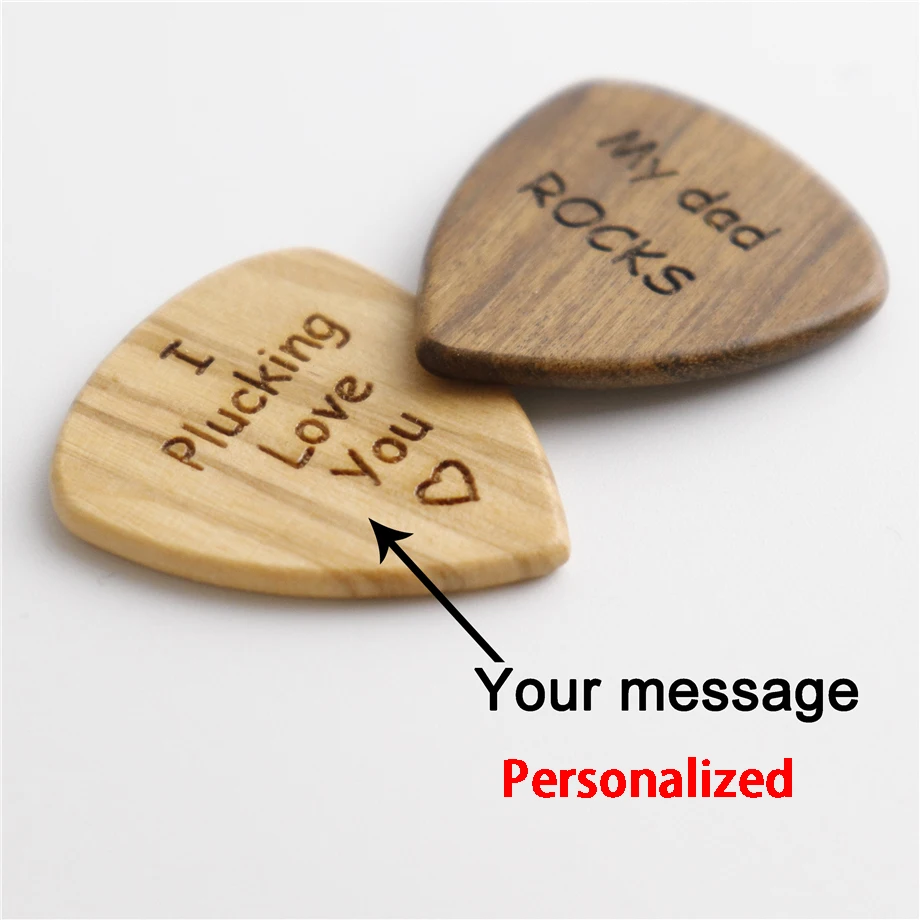 1pc Personalized Wood Acoustic Guitar Pick Plectrum Hearted Shape Picks For Bass Part Customized Logo Text Gift For Lover Couple
1pc Personalized Wood Acoustic Guitar Pick Plectrum Hearted Shape Picks For Bass Part Customized Logo Text Gift For Lover Couple