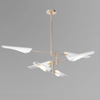 Chandelier Lighting Nordic Designer's Choice Chandelier Post Modern Creative Chandelier White/ Black Lampshade Avize Modern Lamp
Chandelier Lighting Nordic Designer's Choice Chandelier Post Modern Creative Chandelier White/ Black Lampshade Avize Modern Lamp