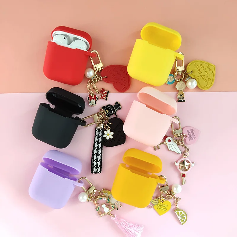 Luxury Cute Cat Decor Pink Silicone Case for Apple Airpods Case Accessories Bluetooth Earphone Protective Cover Cartoon Key Ring
Luxury Cute Cat Decor Pink Silicone Case for Apple Airpods Case Accessories Bluetooth Earphone Protective Cover Cartoon Key Ring