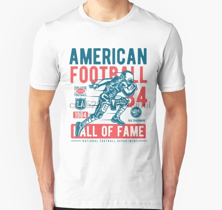 Мужская футболка с коротким рукавом американского футбола женская | одежда