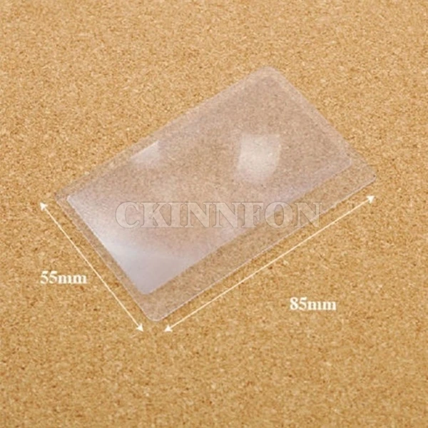 DHL 1000pcs 3 X Magnifier Magnification Magnifying LENS 8.5 x 5.5cm Pocket Credit Card Size Transparent magnifying glass
DHL 1000pcs 3 X Magnifier Magnification Magnifying LENS 8.5 x 5.5cm Pocket Credit Card Size Transparent magnifying glass