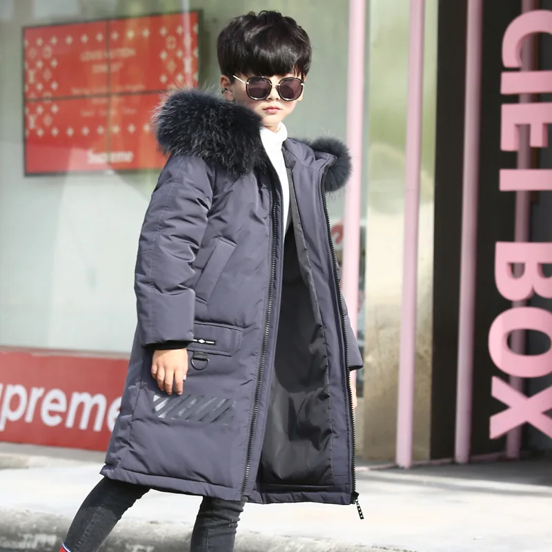 HSSCZL boys duck down jackets 2019 kids big boy winter thicken hooded natural fur coat outerwear overcoat jacket clothing 7-16Y
HSSCZL boys duck down jackets 2019 kids big boy winter thicken hooded natural fur coat outerwear overcoat jacket clothing 7-16Y