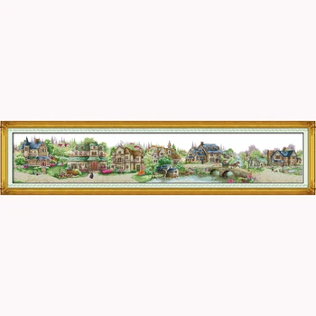 European town coundted Cross-Stitch set 14ct DMC Cross Stitch DIY Cross Stitch Kits for Embroidery Home Decor Needlework DIY
European town coundted Cross-Stitch set 14ct DMC Cross Stitch DIY Cross Stitch Kits for Embroidery Home Decor Needlework DIY