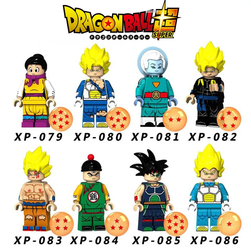 8pcs Dragon Ball Son Goku/Vegeta/Tien Shinhan Super Saiya Minifigured Building Blocks Figure Bricks Compatible With Bela
8pcs Dragon Ball Son Goku/Vegeta/Tien Shinhan Super Saiya Minifigured Building Blocks Figure Bricks Compatible With Bela