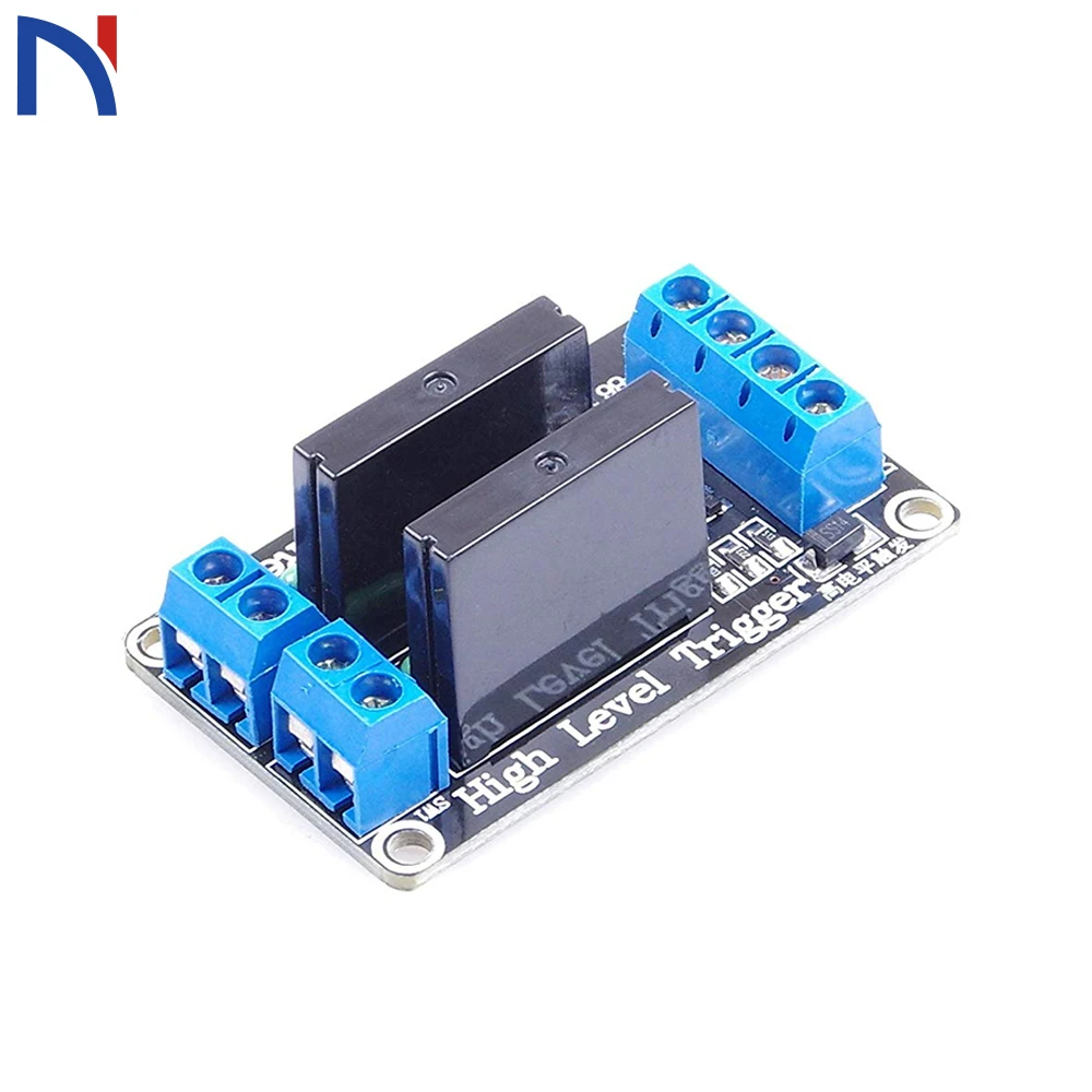 2 Channel Solid State Relay Module Board High Level Trigger 5V 2A for Arduino Uno Duemilanove MEGA2560 MEGA1280 ARM DSP PIC
2 Channel Solid State Relay Module Board High Level Trigger 5V 2A for Arduino Uno Duemilanove MEGA2560 MEGA1280 ARM DSP PIC