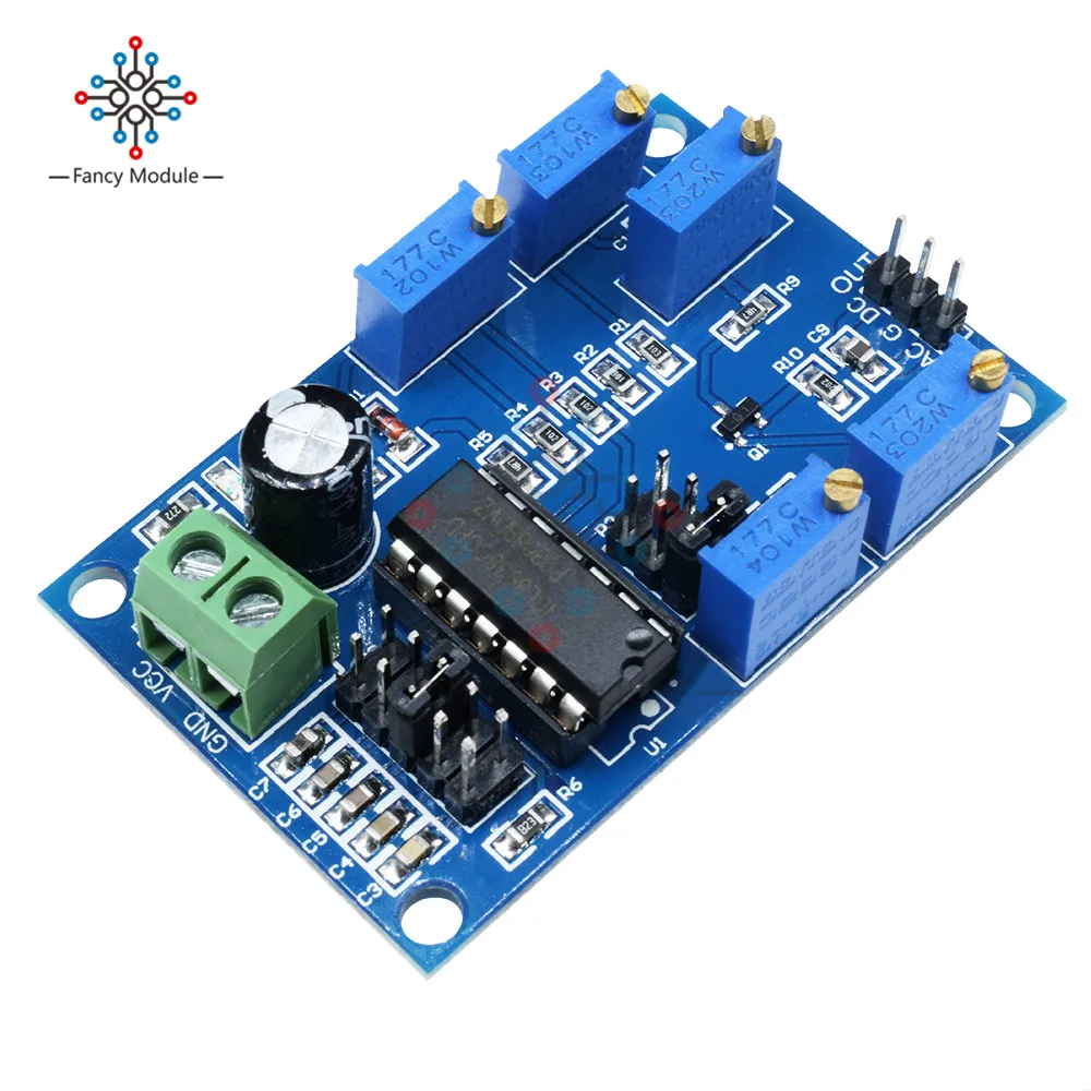ICL8038 Signal Generator Medium/Low Frequency 10Hz-450KHz Triangular/Rectangular/Sine Wave Generator Module 12V to 15V
ICL8038 Signal Generator Medium/Low Frequency 10Hz-450KHz Triangular/Rectangular/Sine Wave Generator Module 12V to 15V