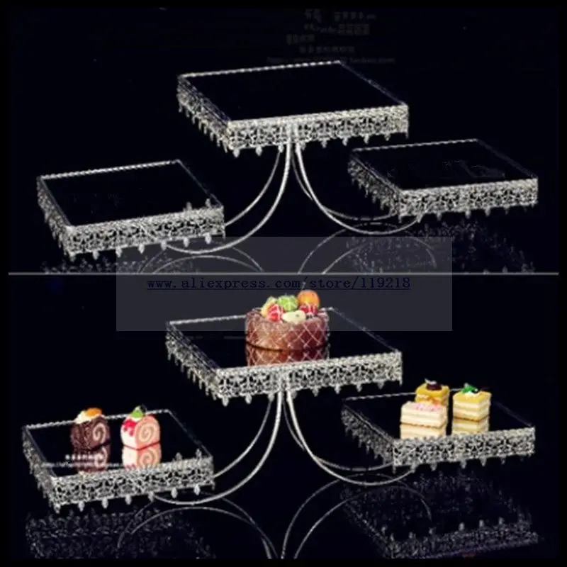 1PCS Three-layer square mirror cake stand multi-layer afternoon tea snack rack baking wedding dessert table
1PCS Three-layer square mirror cake stand multi-layer afternoon tea snack rack baking wedding dessert table