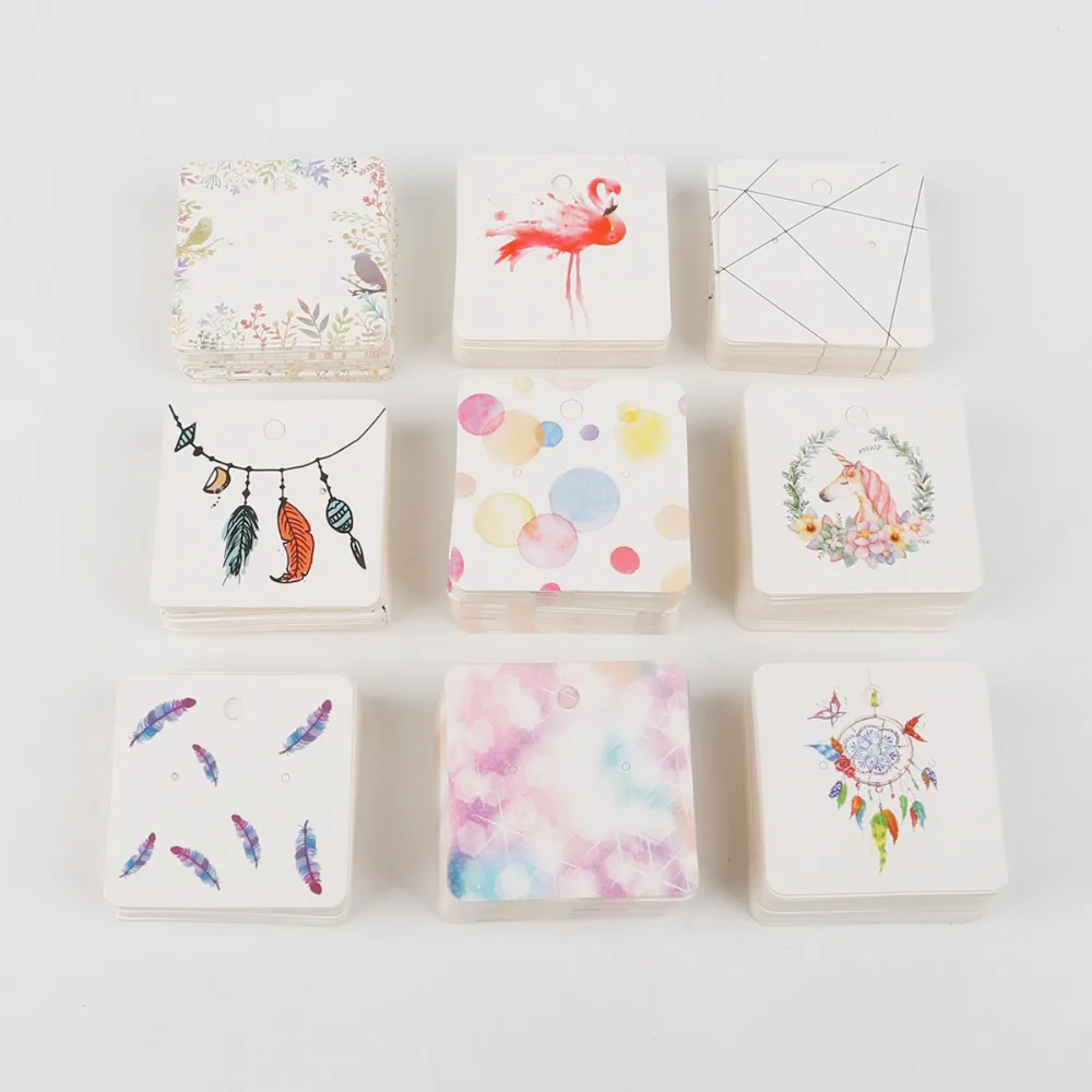 4x5cm 100pcs Colorful Paper Cards Printing Jewelry Necklace Bracelet Hang Tag Jewelry Display Cards Label Tag
4x5cm 100pcs Colorful Paper Cards Printing Jewelry Necklace Bracelet Hang Tag Jewelry Display Cards Label Tag