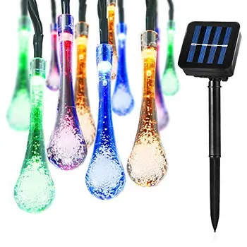 Solar String Lights LED Water Drop Lights Decorative Solar Fairy Lights,5M 50 LED Lights,Perfect for Decorating House, Garden
Solar String Lights LED Water Drop Lights Decorative Solar Fairy Lights,5M 50 LED Lights,Perfect for Decorating House, Garden