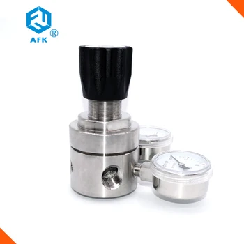 R12 nickel plated brass 1/2"NPT threaded inlet and outlet high pressure nitrogen gas regulator
R12 nickel plated brass 1/2"NPT threaded inlet and outlet high pressure nitrogen gas regulator