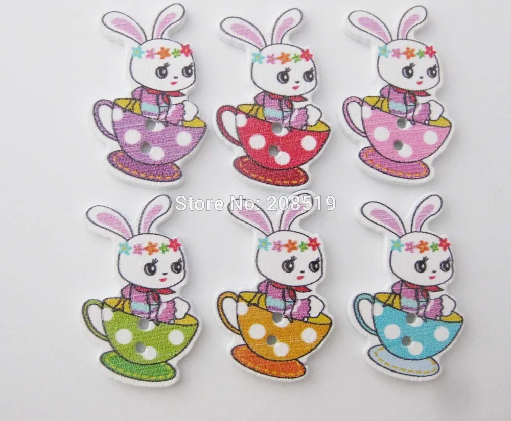 WBNWNL One Rabbit in Cup Novelty wood Buttons for Baby 100pcs mix Decorative sewing Accessories
WBNWNL One Rabbit in Cup Novelty wood Buttons for Baby 100pcs mix Decorative sewing Accessories