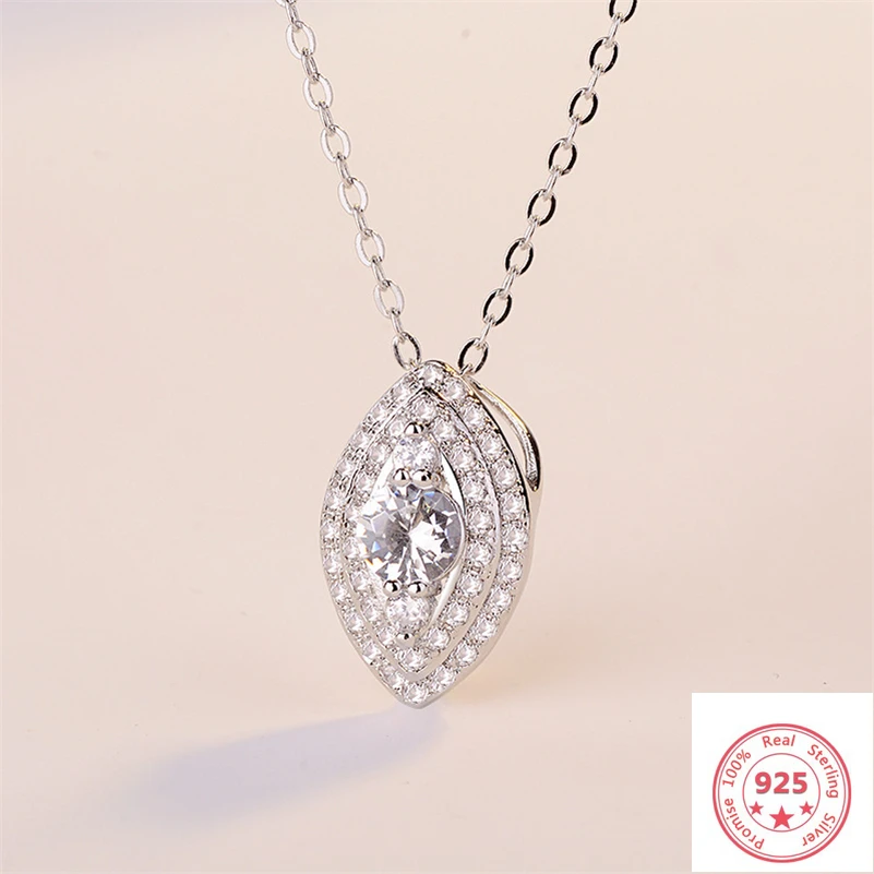 S925 Sliver Necklace Zircon Diamond Pendants for Women Mom Best Gift Round Geometric Gemstone Topaz Jewelry Fashion Pendant 2019
S925 Sliver Necklace Zircon Diamond Pendants for Women Mom Best Gift Round Geometric Gemstone Topaz Jewelry Fashion Pendant 2019