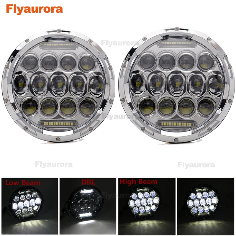 Flyaurora 2PCS 7inch LED Headlights 75W H4 Hi/low 4x4 Offroad Led Angle Eye Auto Headlight DRL For Jeep Motorcycle
Flyaurora 2PCS 7inch LED Headlights 75W H4 Hi/low 4x4 Offroad Led Angle Eye Auto Headlight DRL For Jeep Motorcycle