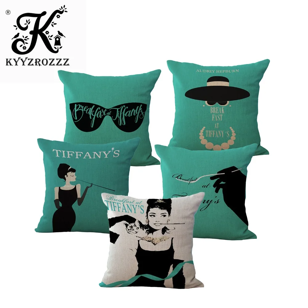 Fashion High Quality Cotton Linen Tiffany Breakfast Audrey Hepburn Decorative Throw Pillow Case Cushion Cover Sofa Home Decor
Fashion High Quality Cotton Linen Tiffany Breakfast Audrey Hepburn Decorative Throw Pillow Case Cushion Cover Sofa Home Decor