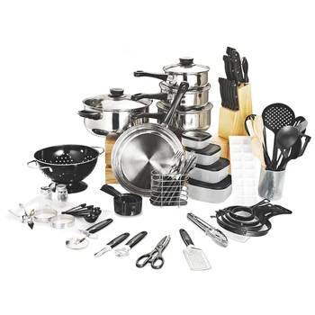 2020 Panelas De Ceramica Arrival Fda Top Fashion Cookware set Cooking Pans And Pots Set 80 Piece Kitchen Starter Combo Utensil
2020 Panelas De Ceramica Arrival Fda Top Fashion Cookware set Cooking Pans And Pots Set 80 Piece Kitchen Starter Combo Utensil