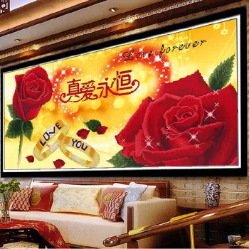 DIY 5D Sale Diamond Embroidery, Diamond Mosaic, Forever True Love, Roses, Diamond Painting, Cross Stitch,3D, Decoration, Gift, H
DIY 5D Sale Diamond Embroidery, Diamond Mosaic, Forever True Love, Roses, Diamond Painting, Cross Stitch,3D, Decoration, Gift, H