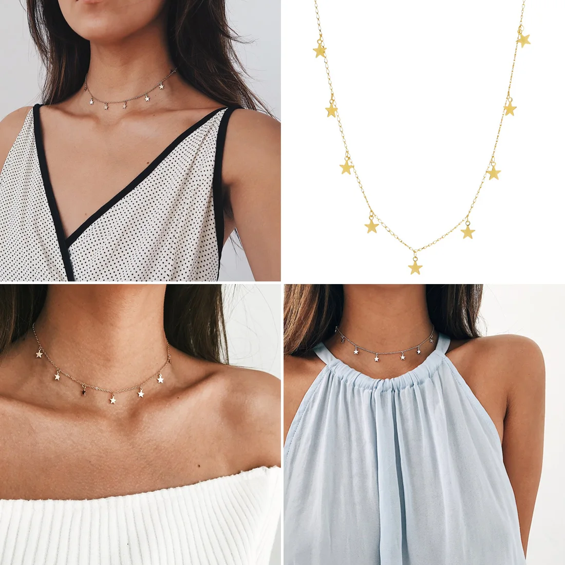 High quality Hot Fashion Simple Five-pointed Star Pendant Necklace Beauty small Pendant Simple Women's Necklace
High quality Hot Fashion Simple Five-pointed Star Pendant Necklace Beauty small Pendant Simple Women's Necklace