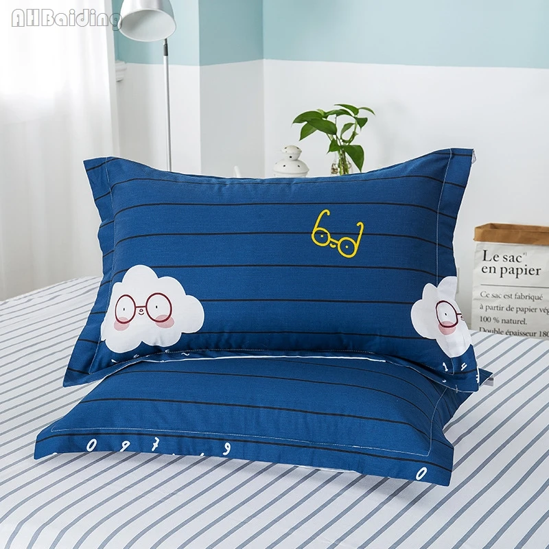 Cartoon White Glasses Rain Clouds on Blue Stripes Pillowcase High Quality 100% Cotton Bed Sleep Pillow Cover 48x74cm 2 Pieces
Cartoon White Glasses Rain Clouds on Blue Stripes Pillowcase High Quality 100% Cotton Bed Sleep Pillow Cover 48x74cm 2 Pieces