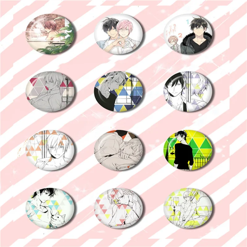 ZXFJXR 58MM Fujoshi Comic Keychain Ten Count 10 count Round Lovely Badge adaomi Takarai Rihito shirotani Comic Badge Brooch
ZXFJXR 58MM Fujoshi Comic Keychain Ten Count 10 count Round Lovely Badge adaomi Takarai Rihito shirotani Comic Badge Brooch