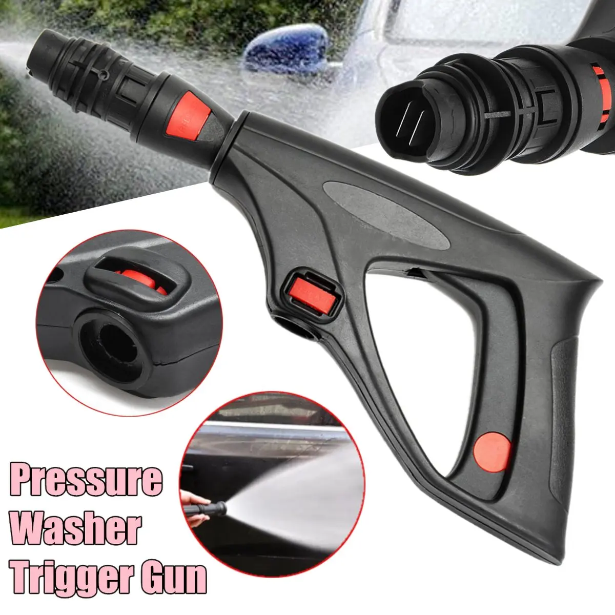 Pressure Washer Trigger Lance Gun. Quick Variable Fan Spray Nozzle For Lavor For VAX
Pressure Washer Trigger Lance Gun. Quick Variable Fan Spray Nozzle For Lavor For VAX