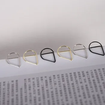 300 pcs/lot Brief Style Waterdrop Shaped Metal Paper Clip Bookmark Stationery School Office Supply Escolar Papelaria
300 pcs/lot Brief Style Waterdrop Shaped Metal Paper Clip Bookmark Stationery School Office Supply Escolar Papelaria