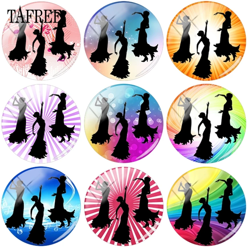 TAFREE Three Women Dancers Dancing Picture 12mm 15mm 18mm 20mm Glass Cabochon Dome Base Cover Pendant Findings & Components
TAFREE Three Women Dancers Dancing Picture 12mm 15mm 18mm 20mm Glass Cabochon Dome Base Cover Pendant Findings & Components