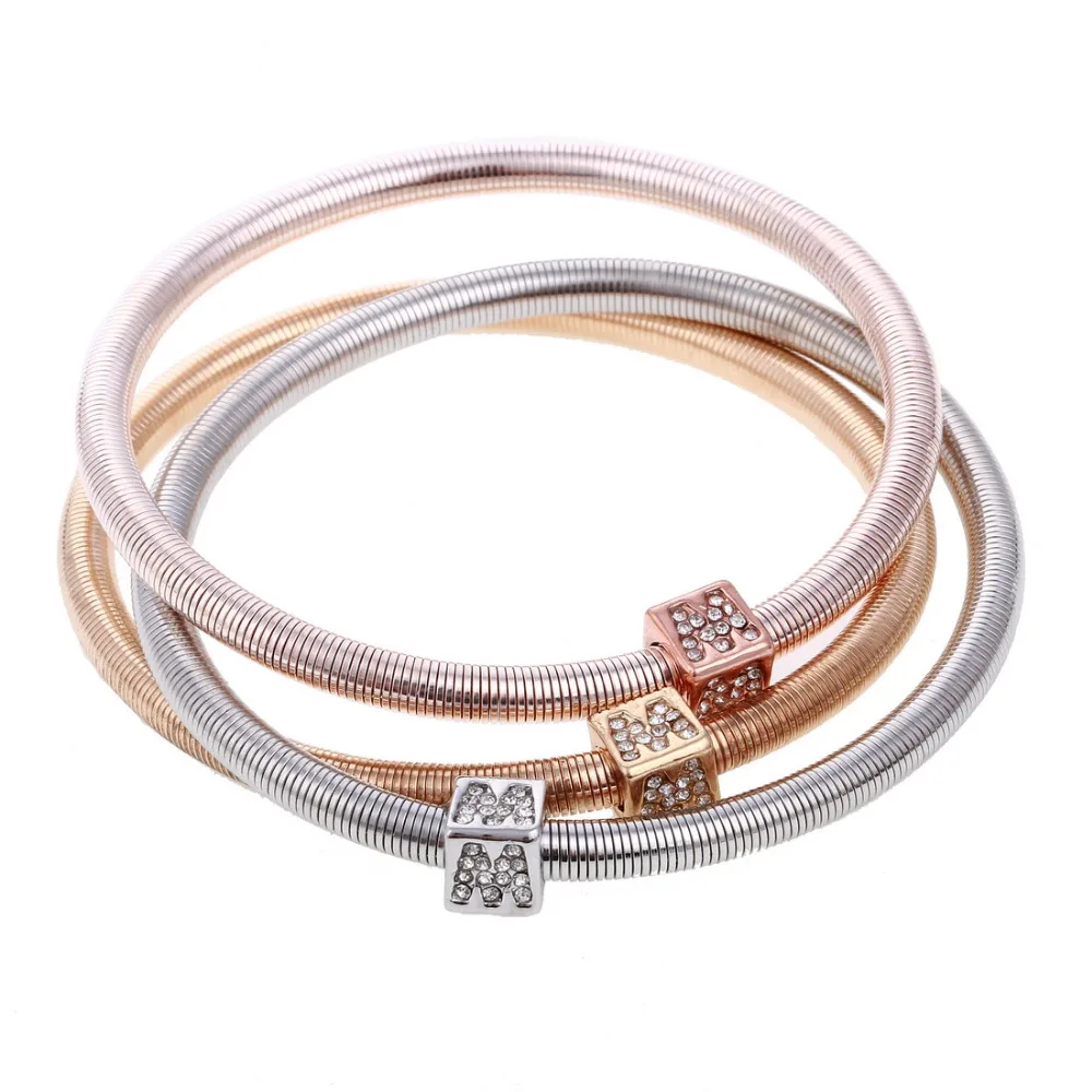 Hesiod Unique Design 3Pcs/Set Charm Crystal Square Elastic Multilayer Bracelets For Women
Hesiod Unique Design 3Pcs/Set Charm Crystal Square Elastic Multilayer Bracelets For Women