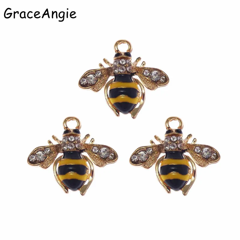 Cute 2Pieces Animal Bee Pendant Enamels Charms Cute Alloy Bracelet Accessories Women charms Necklace pendants jewelry DIY making
Cute 2Pieces Animal Bee Pendant Enamels Charms Cute Alloy Bracelet Accessories Women charms Necklace pendants jewelry DIY making
