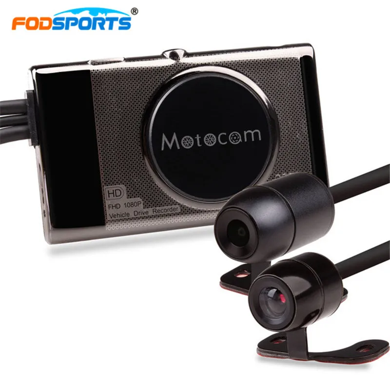 1080P HD 3 0inch T2 Motorcycle DVR Motorbike Video Record Front Moto Camera Rear View Vision