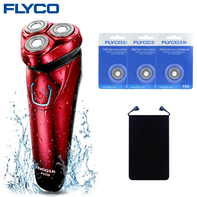 Flyco Electric Shaver for Men Rechargeable Razor Washable IPX7 Afeitadora Electrica Para Hombre Father's Day FS338-D USB Lamp
Flyco Electric Shaver for Men Rechargeable Razor Washable IPX7 Afeitadora Electrica Para Hombre Father's Day FS338-D USB Lamp