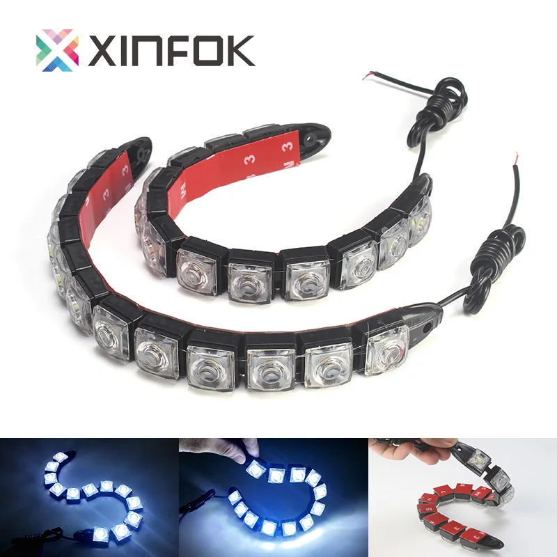 2 uds. Xenón blanco Super brillante COB LED DRL Luz de circulación diurna Flexible Luz de niebla diurna
2 uds. Xenón blanco Super brillante COB LED DRL Luz de circulación diurna Flexible Luz de niebla diurna