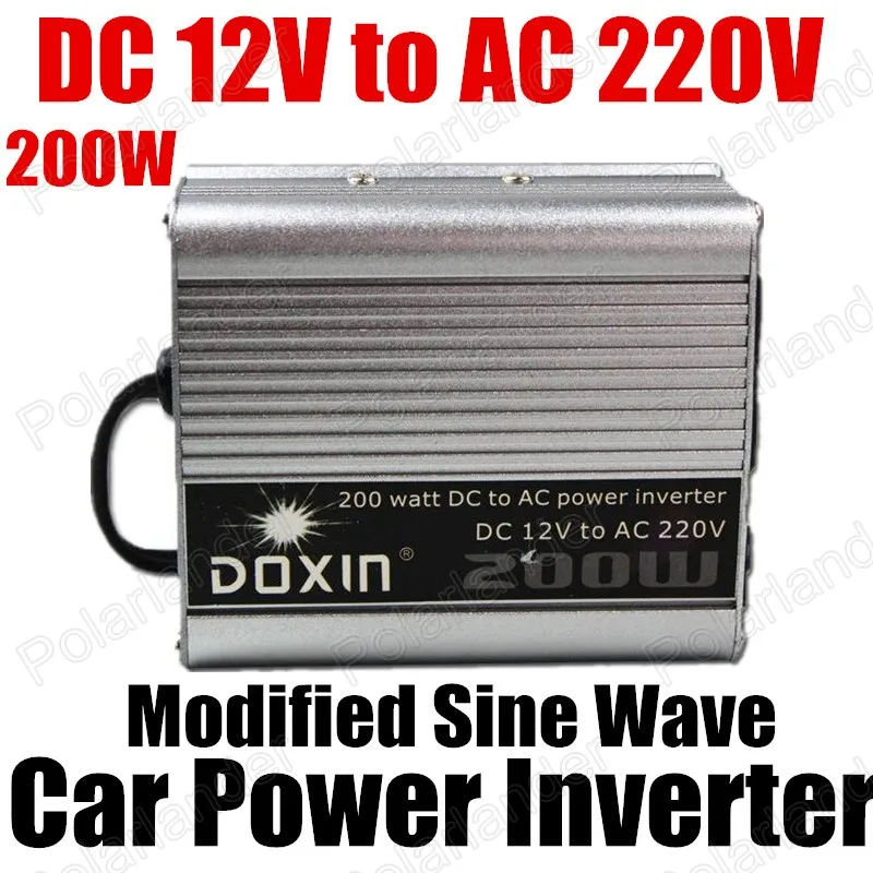 12V DC to AC 220V Car Auto Power Inverter Converter Adapter 200W Wholesale voltage transformer modifier sine wave
12V DC to AC 220V Car Auto Power Inverter Converter Adapter 200W Wholesale voltage transformer modifier sine wave