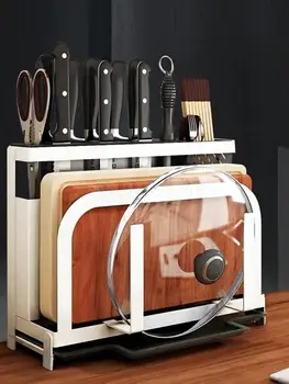 Kitchen supplies, tool storage rack, multi-function, cutting board, chopsticks, cage knife, knife holder, rack
Kitchen supplies, tool storage rack, multi-function, cutting board, chopsticks, cage knife, knife holder, rack