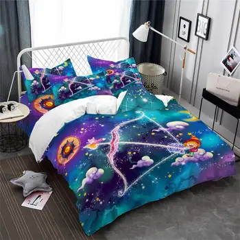 3Pcs Princess Sagittarius Constellation Bedding Set Dreamlike Cartoon Duvet Cover Set Galaxy Bedding Kids Bedclothes Pillowcase
3Pcs Princess Sagittarius Constellation Bedding Set Dreamlike Cartoon Duvet Cover Set Galaxy Bedding Kids Bedclothes Pillowcase