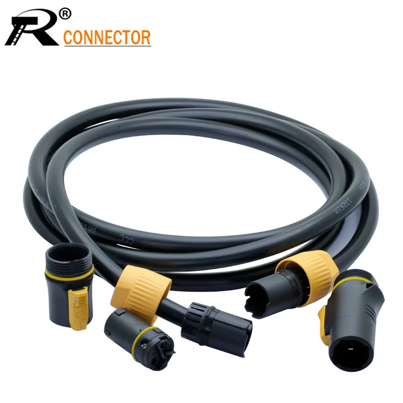New 1.5M 20A Aviation Waterproof Powercon LED Large Screen Powercon Cable with High-power Flame-retardant Industrial Speakon
New 1.5M 20A Aviation Waterproof Powercon LED Large Screen Powercon Cable with High-power Flame-retardant Industrial Speakon