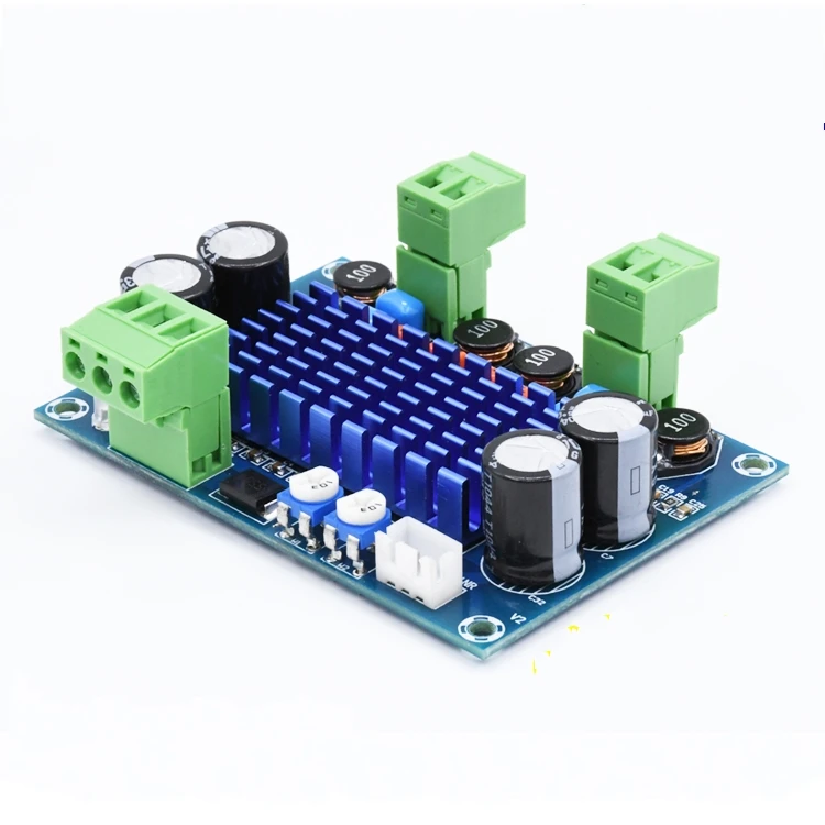 XH-M572 TPA3116D2 2 X 120W 8V- 28V high power digital HIFI amplifier board Audio Signal Boost
XH-M572 TPA3116D2 2 X 120W 8V- 28V high power digital HIFI amplifier board Audio Signal Boost