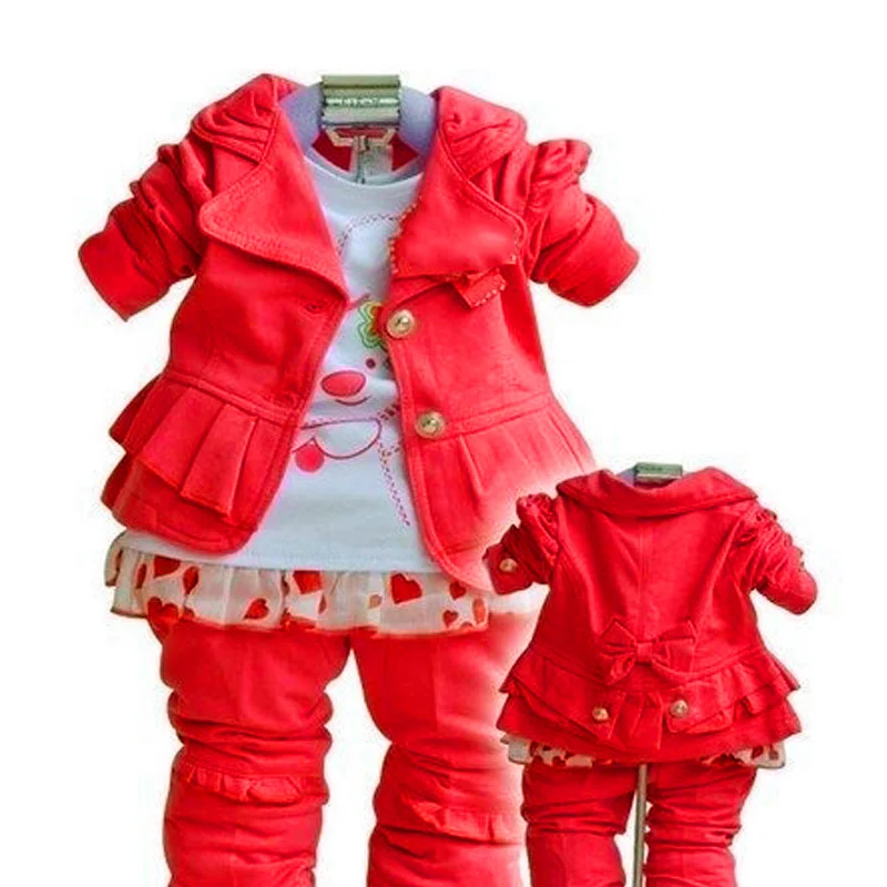 Outerwear + T-Shirt + Pants Girls' Clothing Kids Clothes Baby Suits Clothes 88 NSV775
Outerwear + T-Shirt + Pants Girls' Clothing Kids Clothes Baby Suits Clothes 88 NSV775