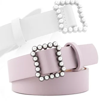 New fashion wild high-end accessories ladies belt Japanese word buckle inlaid pearl square buckle decorative belt jeans dress
New fashion wild high-end accessories ladies belt Japanese word buckle inlaid pearl square buckle decorative belt jeans dress