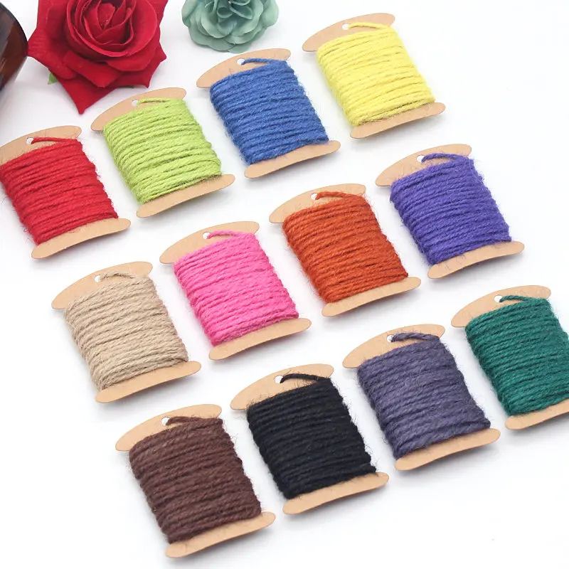 5 meter Natural Burlap Hessian Jute Twine Cord Hemp Rope String Vase Gift Packing Strings Christmas Event & Party Supplies
5 meter Natural Burlap Hessian Jute Twine Cord Hemp Rope String Vase Gift Packing Strings Christmas Event & Party Supplies