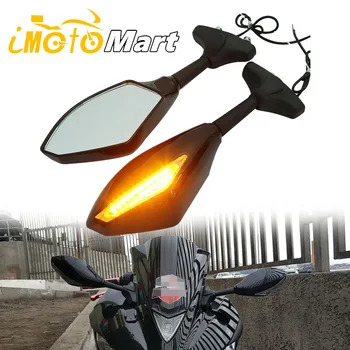 Motorcycle Rear View Mirrors w/ Turn Signal Light For Honda CBR600 F1/F2/F3/F4/F4i CBR600RR 1987-2010, CBR1000RR 2004-2007 05 06
Motorcycle Rear View Mirrors w/ Turn Signal Light For Honda CBR600 F1/F2/F3/F4/F4i CBR600RR 1987-2010, CBR1000RR 2004-2007 05 06