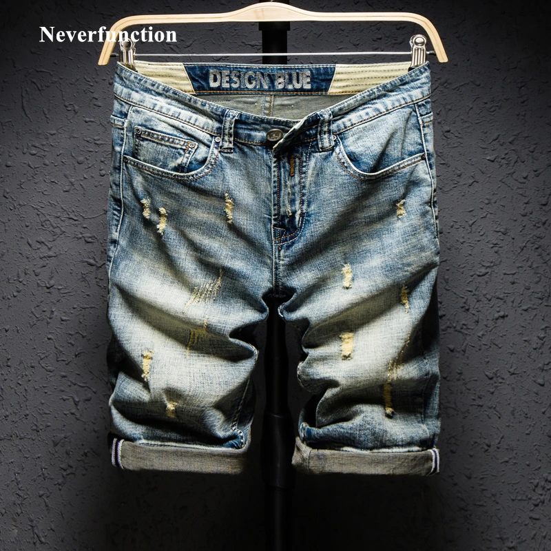Summer Fashion Brand Design Blue Men Streetwear Ripped Bermuda Jeans Short Fashion Hip hop Casual Holes Straight Denim shorts
Summer Fashion Brand Design Blue Men Streetwear Ripped Bermuda Jeans Short Fashion Hip hop Casual Holes Straight Denim shorts